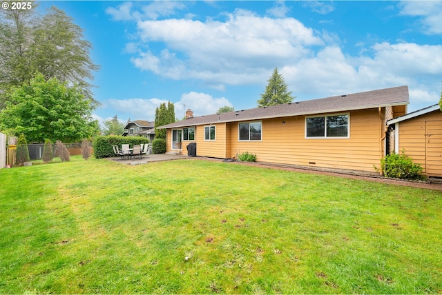 1919 SE 22nd Pl, Renton, WA 98055 - rear view of house featuring a patio and a chimney