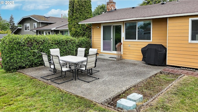 1919 SE 22nd Pl, Renton, WA 98055 - view of patio featuring a grill and outdoor dining area