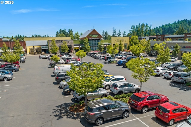 view of uncovered parking lot