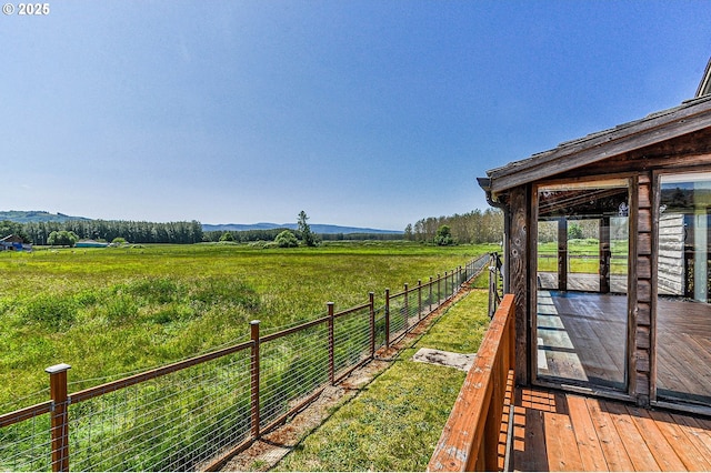 77993 Point Adams Rd, Clatskanie, OR 97016 - view of yard with a rural view and a mountain view