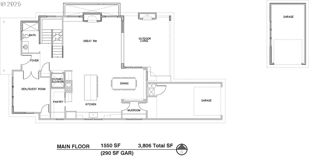 665 4th St, Lake Oswego, OR 97034 - view of floor plan / room layout