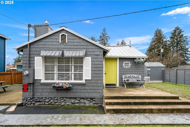 view of bungalow-style house