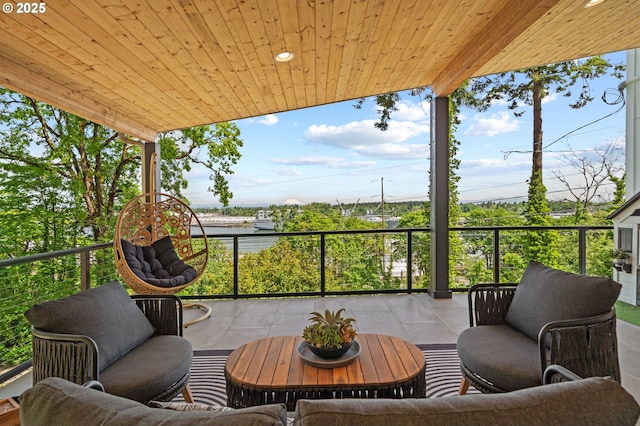9316 NW Hardy Ave, Portland, OR 97231 - wooden terrace featuring a water view