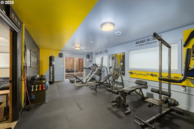 20060 SW Clarion St, Beaverton, OR 97003 - gym with baseboards