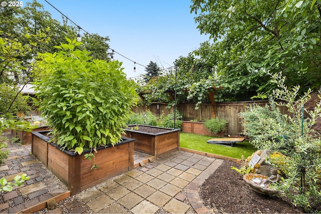 20060 SW Clarion St, Beaverton, OR 97003 - view of patio with a vegetable garden