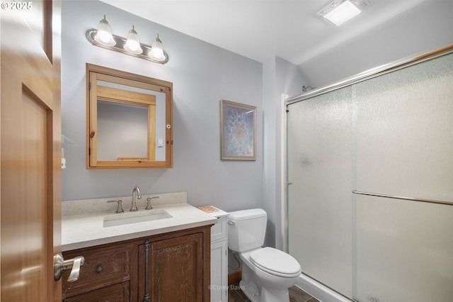 9180 Windward Ln, Manzanita, OR 97130 - full bathroom with vanity and a shower stall