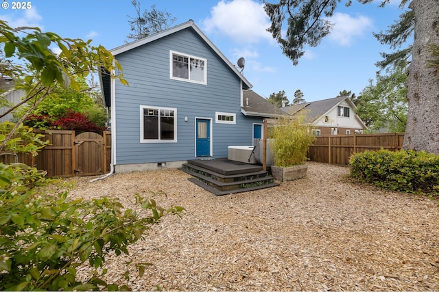 9180 Windward Ln, Manzanita, OR 97130 - rear view of property featuring a gate