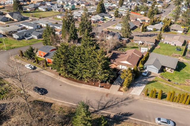 birds eye view of property featuring a residential view