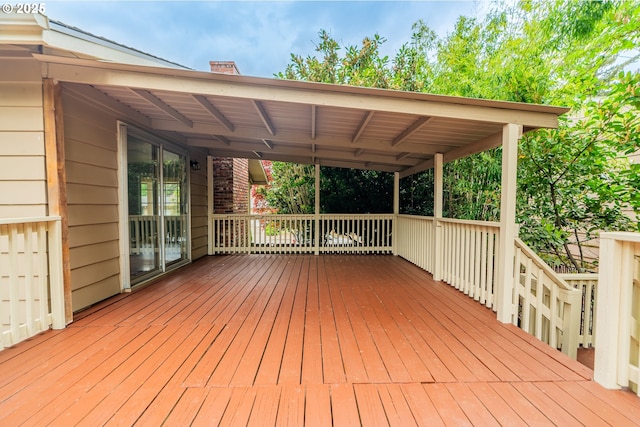 view of deck