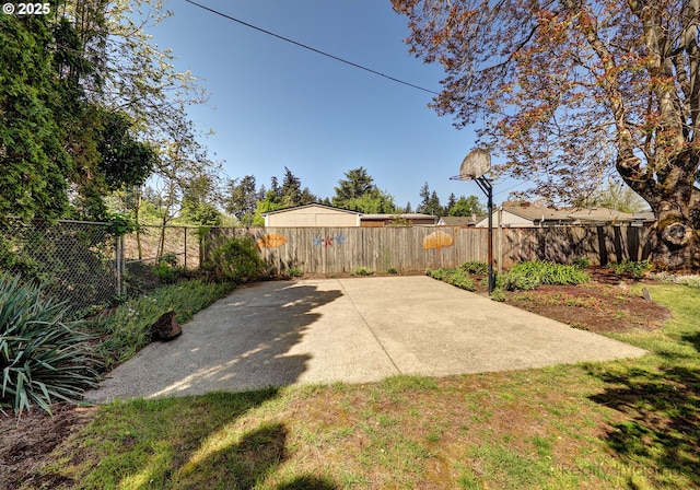 view of patio / terrace featuring a fenced backyard