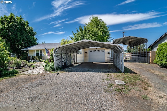 471 Hawthorne St, Sutherlin, OR 97479 - view of parking / parking lot with a carport and driveway