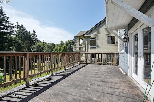 1612 12th St, Oregon City, OR 97045 - view of wooden balcony with a wooden deck