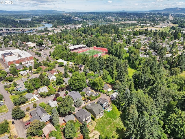1612 12th St, Oregon City, OR 97045 - aerial view of property's location featuring nearby suburban area
