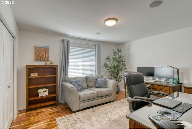 755 NW 23rd St, Pendleton, OR 97801 - office area featuring light wood finished floors and baseboards