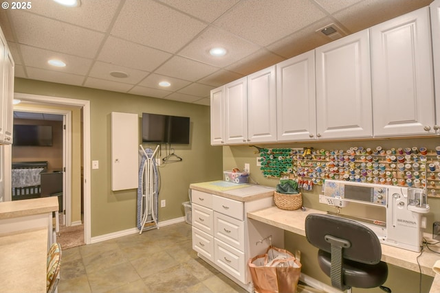 755 NW 23rd St, Pendleton, OR 97801 - home office with recessed lighting and a drop ceiling