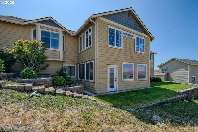 755 NW 23rd St, Pendleton, OR 97801 - back of property featuring a lawn