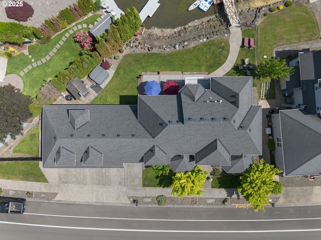 aerial view of property's location