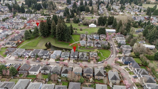 3801 NE 93rd St, Vancouver, WA 98665 - drone / aerial view featuring a residential view