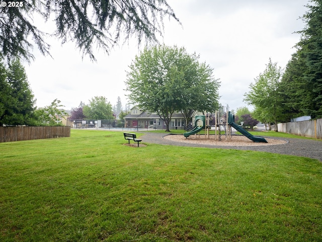 3801 NE 93rd St, Vancouver, WA 98665 - community jungle gym with a yard and fence