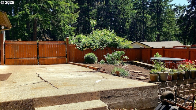 2323 Todd St, Eugene, OR 97405 - view of patio with a gate