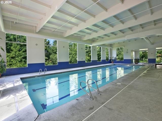 pool featuring a patio area