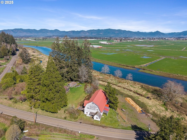25 Fraser Rd, Tillamook, OR 97141 - aerial view of a water and mountain view