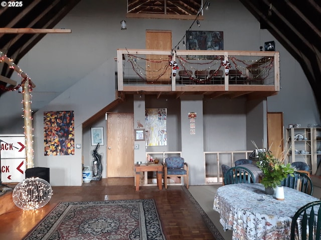 25 Fraser Rd, Tillamook, OR 97141 - dining area with a towering ceiling