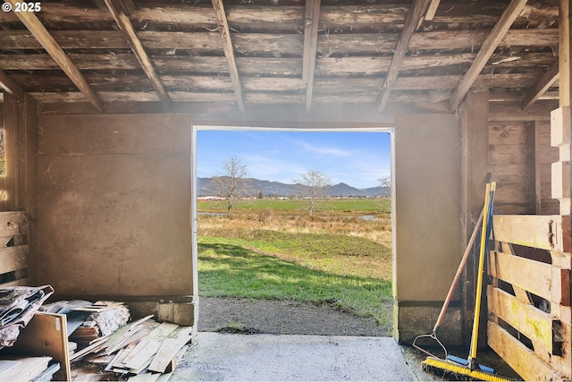 25 Fraser Rd, Tillamook, OR 97141 - miscellaneous room featuring a mountain view