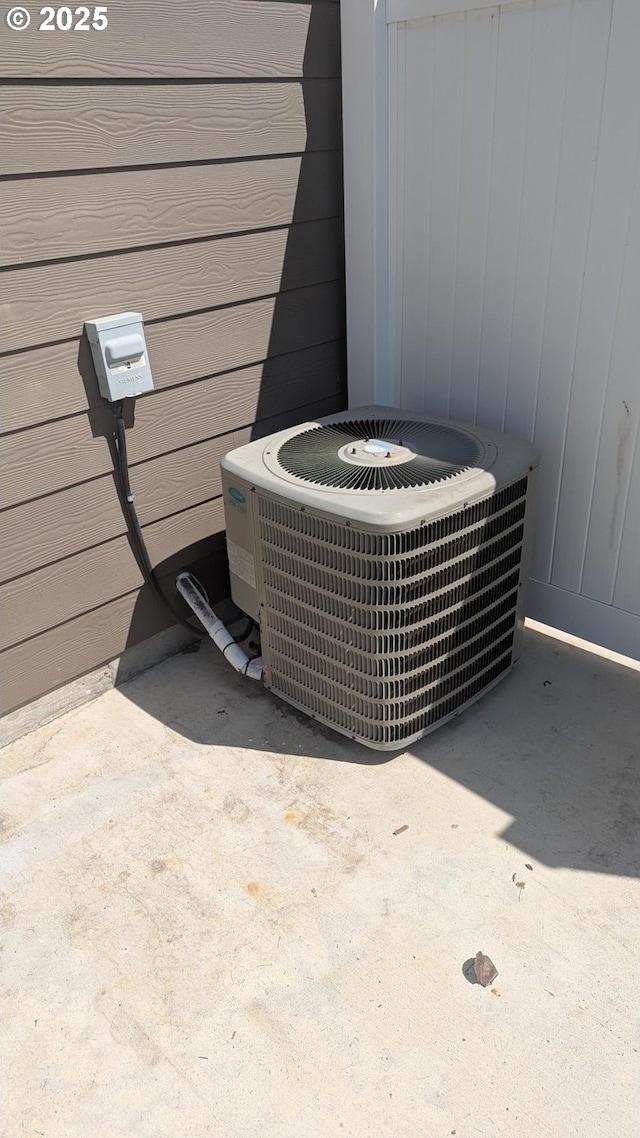 details featuring central AC unit