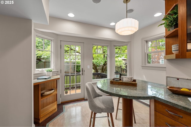 2815 NE 35th Ave, Portland, OR 97212 - dining room featuring recessed lighting and wood finished floors