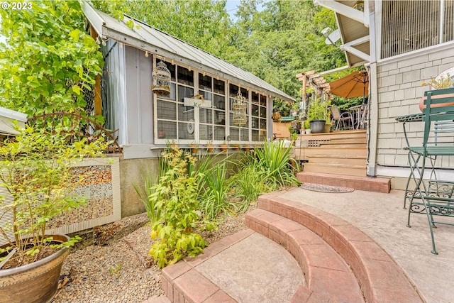 view of patio