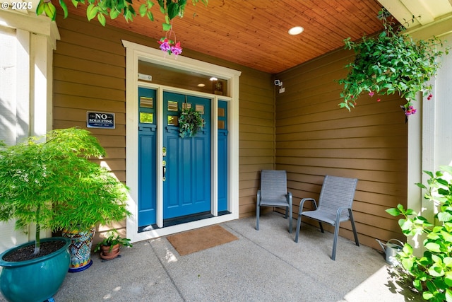 view of entrance to property