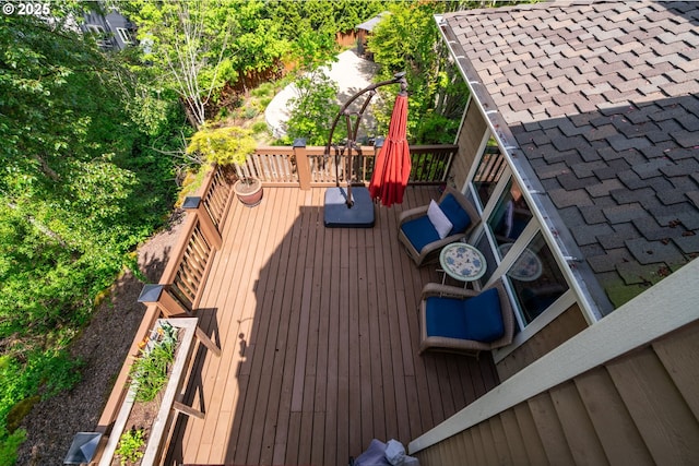 view of deck