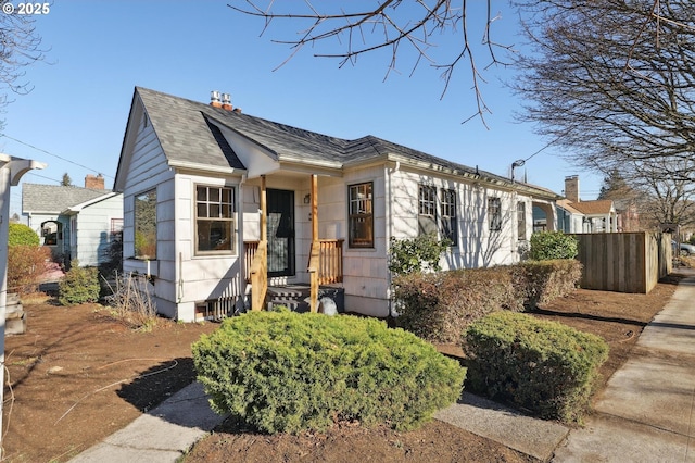 view of front of property