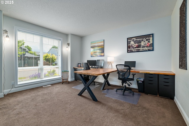 352 SE 14th Pl, Canby, OR 97013 - office with carpet, a textured ceiling, and baseboards