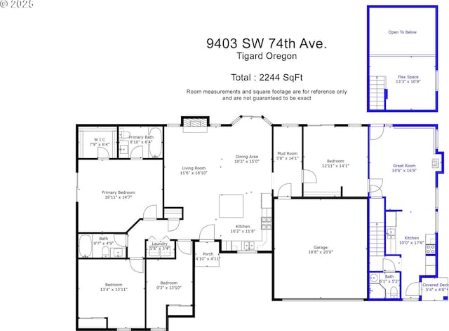 9403 SW 74th Ave, Portland, OR 97223 - view of property floor plan
