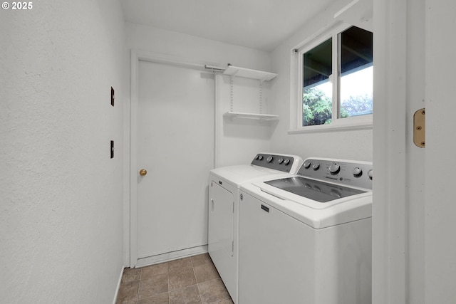 washroom featuring separate washer and dryer