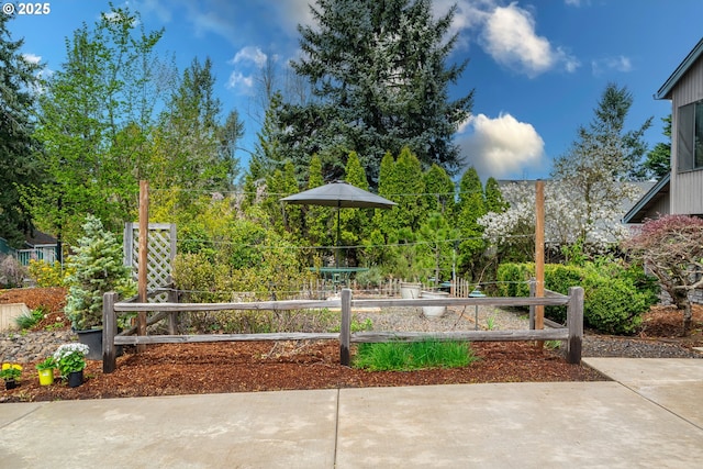 surrounding community with fence