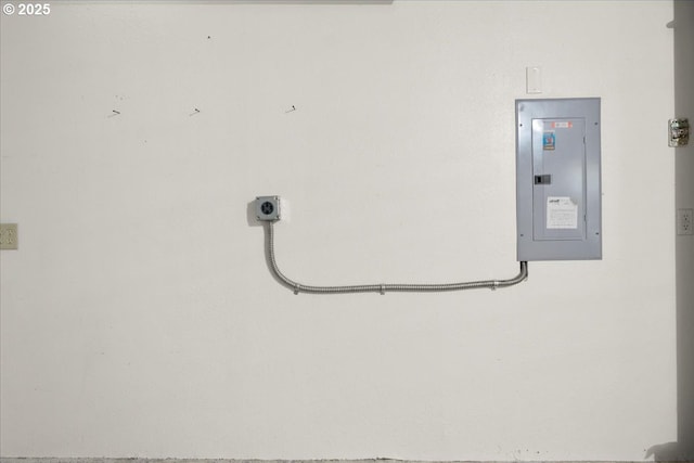 utility room featuring electric panel