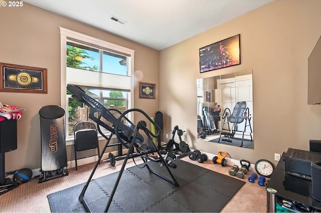 16215 NE 171st Ct, Brush Prairie, WA 98606 - workout area with carpet flooring