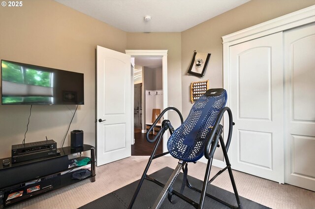 16215 NE 171st Ct, Brush Prairie, WA 98606 - workout area with carpet flooring