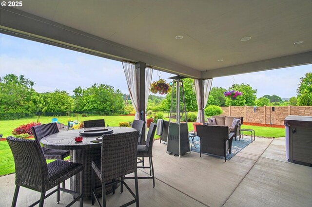 16215 NE 171st Ct, Brush Prairie, WA 98606 - view of patio / terrace featuring an outdoor living space and outdoor dining space