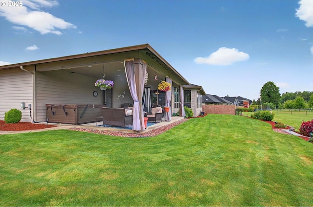 16215 NE 171st Ct, Brush Prairie, WA 98606 - rear view of house featuring outdoor lounge area and a patio area