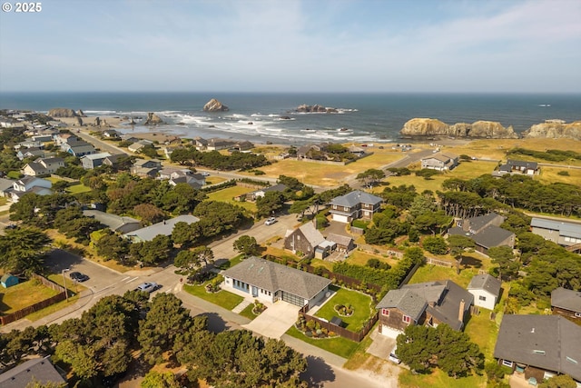 1342 11th St SW, Bandon, OR 97411 - aerial view of property and surrounding area with nearby suburban area