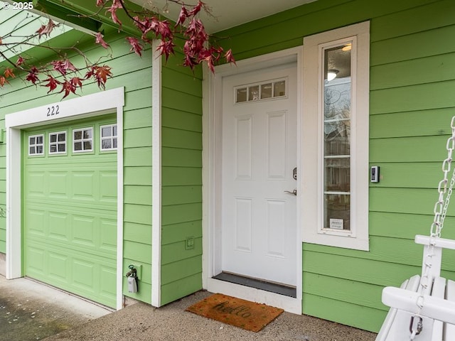 view of property entrance