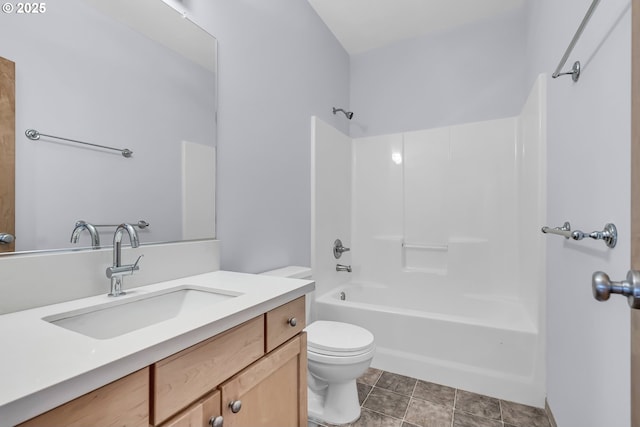 13007 SE Raymond Ct, Portland, OR 97236 - full bathroom with toilet, vanity, and shower / bath combination