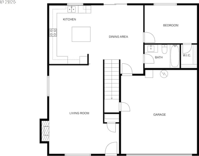 13007 SE Raymond Ct, Portland, OR 97236 - home floor plan