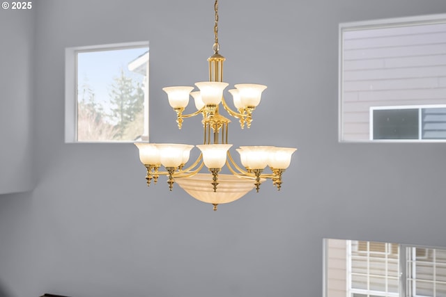 13007 SE Raymond Ct, Portland, OR 97236 - detailed view of a chandelier