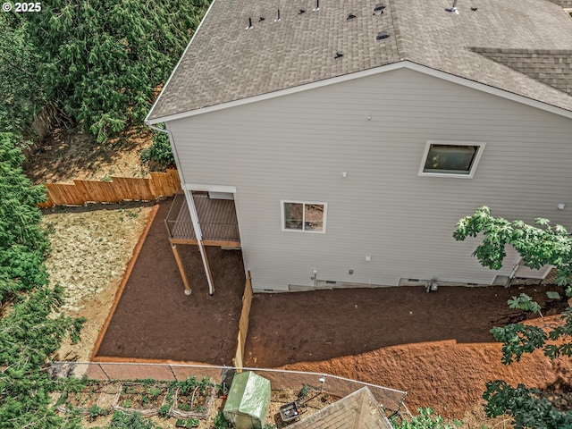 12141 SE Knapp Ln, Portland, OR 97266 - view of side of property featuring roof with shingles