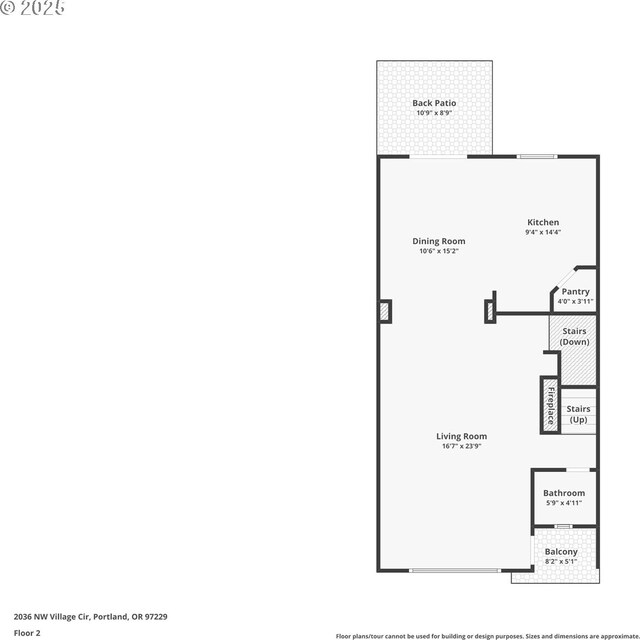 2036 NW Village Cir, Portland, OR 97229 - property floor plan